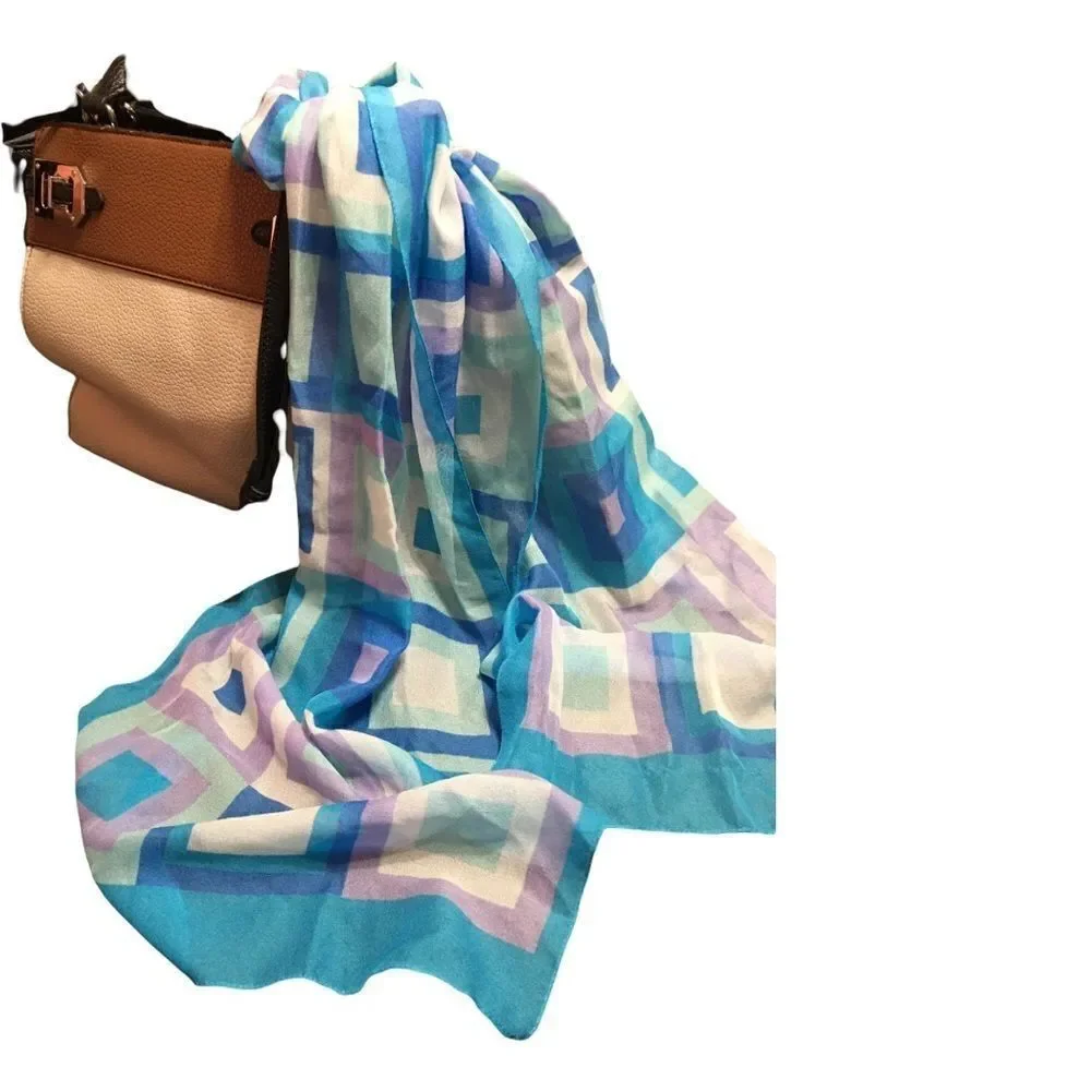 Vintage Block Motif Scarf